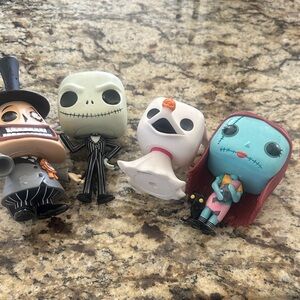 The Nightmare Before Christmas Figurines Funko pop set of four